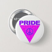 Knop Pride driehoek Ronde Button 5,7 Cm (Voorkant /achterkant)