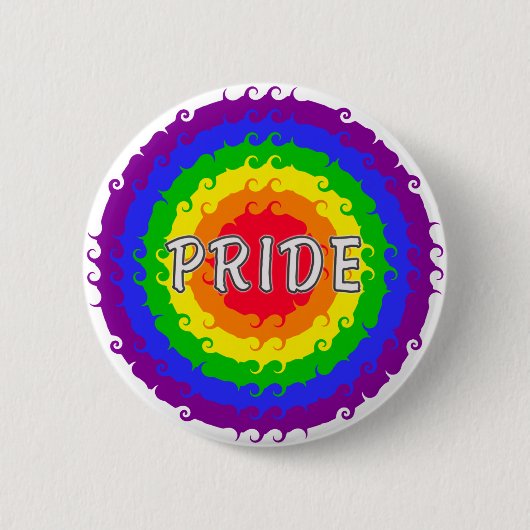 Knop Pride Ronde Button 5,7 Cm (Voorkant)