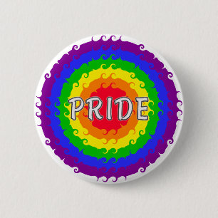 Knop Pride Ronde Button 5,7 Cm