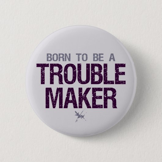 Knop Probleemmaker Ronde Button 5,7 Cm (Voorkant)