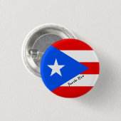 knop Puerto Rico, patriottische Puerto Ricaanse vl Ronde Button 3,2 Cm (Voorkant /achterkant)