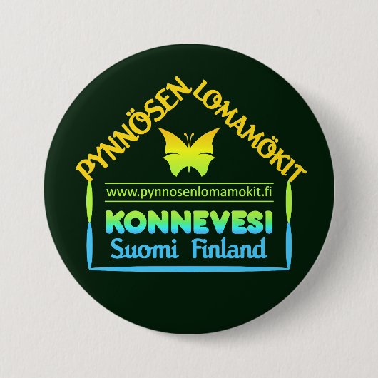 Knop Pynnösen Lomamökit Ronde Button 7,6 Cm (Voorkant)