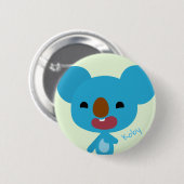 Knop Qkids Koby Koala Ronde Button 5,7 Cm (Voorkant /achterkant)