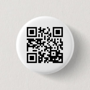 Knop QR-code thema Ronde Button 3,2 Cm