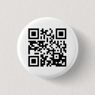 Knop QR-code thema Ronde Button 3,2 Cm