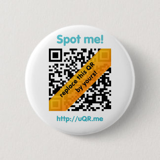 Knop QR.me Ronde Button 5,7 Cm
