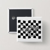 Knop Racen aanpassen Vierkante Button 5,1 Cm (Voorkant /achterkant)