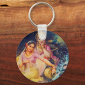 Knop Radha en Krishna Sleutelhanger (Voorkant)