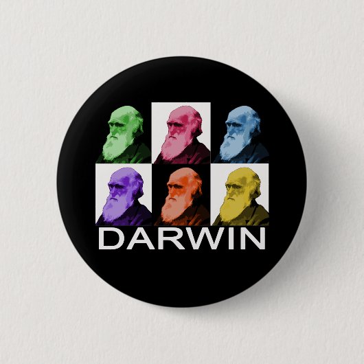 Knop Rainbow Darwin Ronde Button 5,7 Cm (Voorkant)