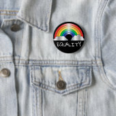 Knop Rainbow EQUALITY Ronde Button 5,7 Cm (In situ)