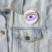Knop Rainbow Farts Ronde Button 5,7 Cm (In situ)