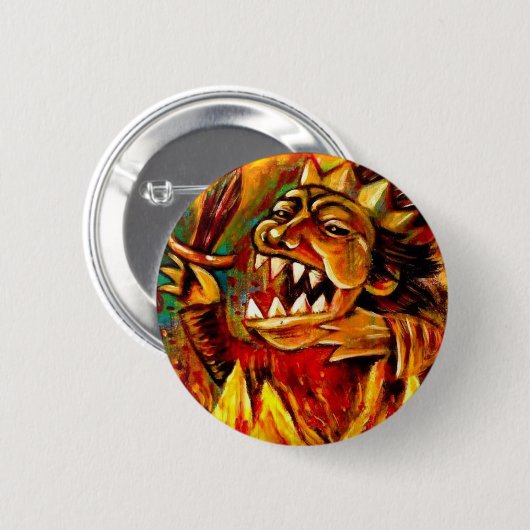 Knop Rebel Ronde Button 5,7 Cm (Voorkant /achterkant)