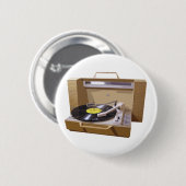 Knop Record Player Ronde Button 5,7 Cm (Voorkant /achterkant)