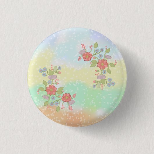 knop Regenbogen Ronde Button 3,2 Cm (Voorkant)