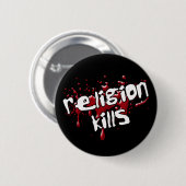 Knop Religie doden Ronde Button 5,7 Cm (Voorkant /achterkant)