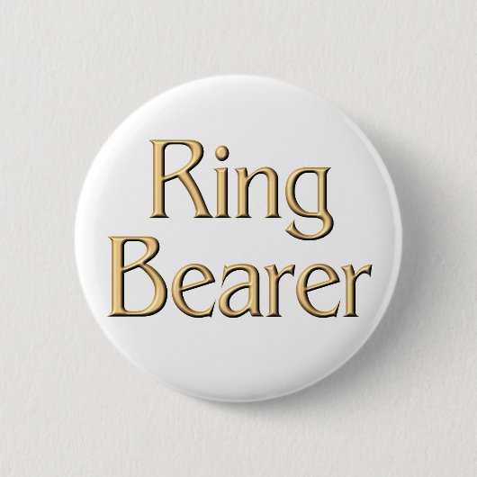 Knop Ring Bearer Ronde Button 5,7 Cm (Voorkant)