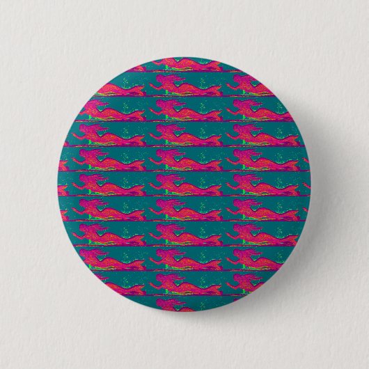 knop rode zwemmermatten ronde button 5,7 cm (Voorkant)