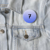 knop rond blauw nummer zeven ronde button 5,7 cm (In situ)