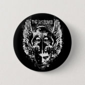 Knop Ronde Button 5,7 Cm (Voorkant)