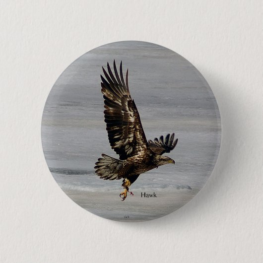 knop ronde button 5,7 cm (Voorkant)