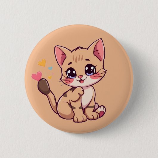 knop ronde button 5,7 cm (Voorkant)