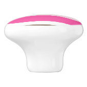 Knop Roze Bruin Wit Streep (Zijkant)