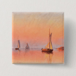 Knop Sailboten van Abrahamsson Vierkante Button 5,1 Cm