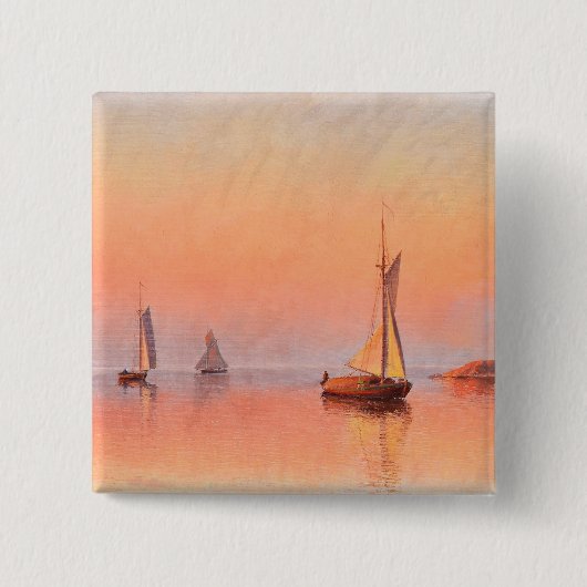 Knop Sailboten van Abrahamsson Vierkante Button 5,1 Cm (Voorkant)