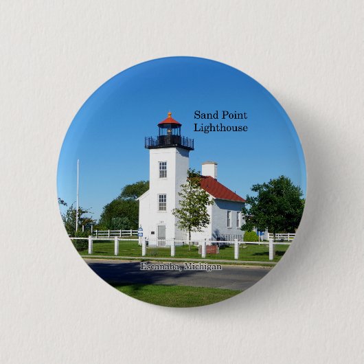Knop Sand Point Lighthouders Ronde Button 5,7 Cm (Voorkant)