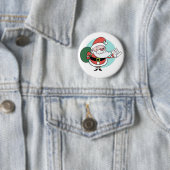 Knop Santa Claus Ronde Button 5,7 Cm (In situ)