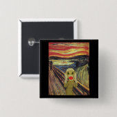 Knop Schroefscherm socket Vierkante Button 5,1 Cm (Voorkant /achterkant)