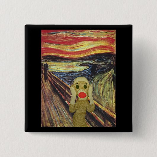 Knop Schroefscherm socket Vierkante Button 5,1 Cm (Voorkant)