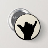 Knop Shaka Ronde Button 5,7 Cm (Voorkant /achterkant)