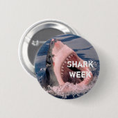 Knop Shark Week Ronde Button 5,7 Cm (Voorkant /achterkant)