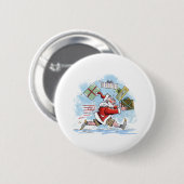 Knop Sinterklaas Ronde Button 5,7 Cm (Voorkant /achterkant)