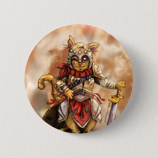 Knop Sir kitters Ronde Button 5,7 Cm (Voorkant)