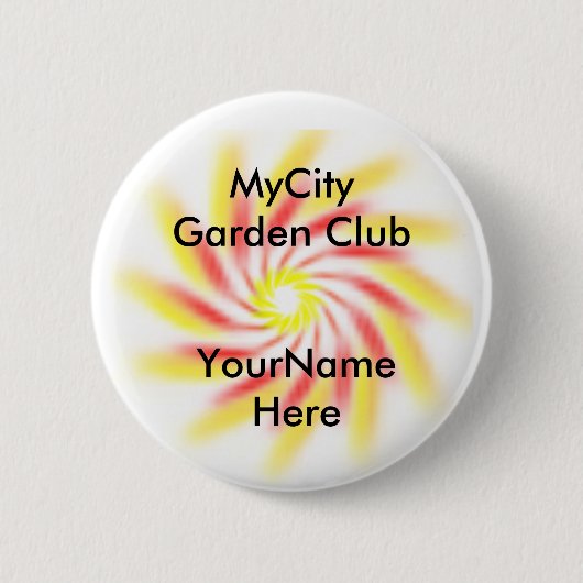 Knop - Sjabloon club ID-badge Ronde Button 5,7 Cm (Voorkant)