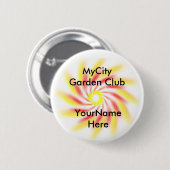 Knop - Sjabloon club ID-badge Ronde Button 5,7 Cm (Voorkant /achterkant)