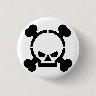 Knop Skull Ronde Button 3,2 Cm