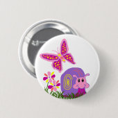 Knop Slak n Butterfly Ronde Button 5,7 Cm (Voorkant /achterkant)