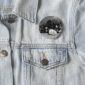 Knop Slapende puppies Ronde Button 5,7 Cm (In situ)