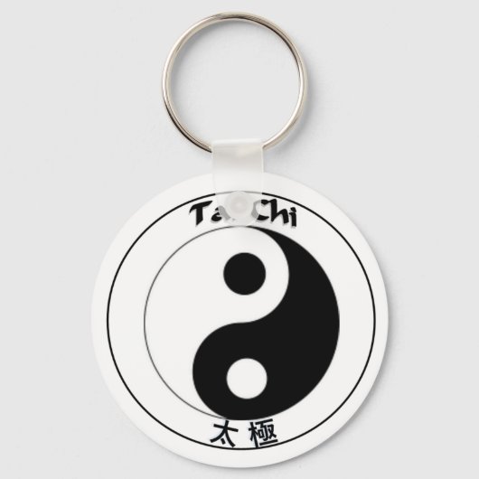 Knop sleutelhanger Tai Chi Logo (Voorkant)