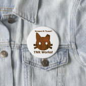 Knop Snipped & Tipped TNR Ronde Button 7,6 Cm (In situ)