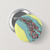 knop, sperma, mannen ronde button 5,7 cm (Voorkant /achterkant)