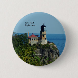 knop Split Rock Lighthouse Ronde Button 5,7 Cm