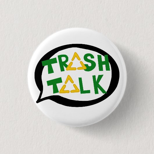 Knop Spoor Talk Ronde Button 3,2 Cm (Voorkant)