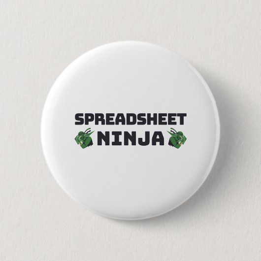 knop Spreadsheet ninja Ronde Button 5,7 Cm (Voorkant)