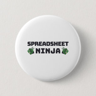 knop Spreadsheet ninja Ronde Button 5,7 Cm