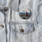 Knop St. Joseph North Pierhead Lights Ronde Button 5,7 Cm (In situ)