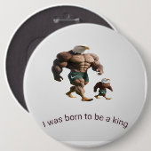 Knop Stijlvol Ronde Button 6,0 Cm (Voorkant /achterkant)